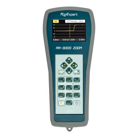 RigExpert AA-3000 ZOOM Antenna analyzer 0.1-3000 MHz - Italian warranty