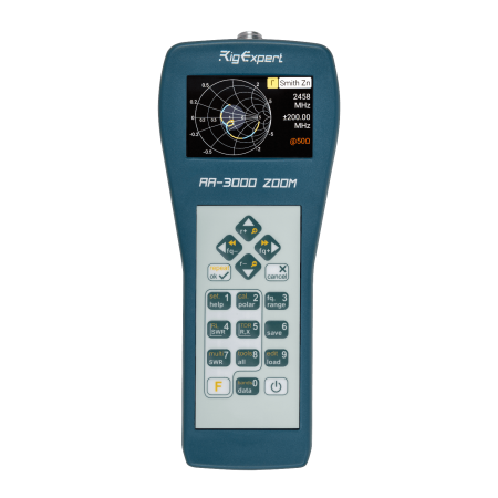 Analyseur d'antenne RigExpert AA-3000 ZOOM 0,1-3000 MHz - Garantie italienne Analyseur d'antenne RigExpert AA-3000 ZOOM 0,1-3000 MHz - Garantie italienne