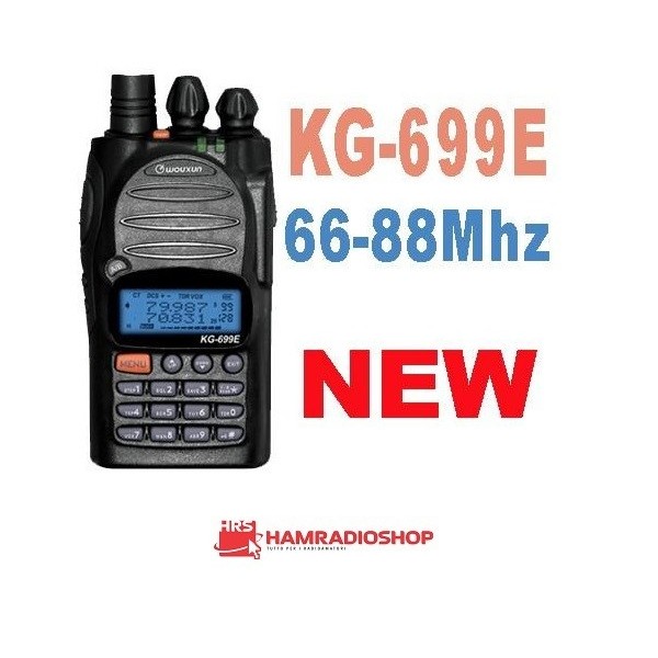 Wouxun KG-699E Advance VHF 66-88 MHz con selettive toni 5+2 programmabile