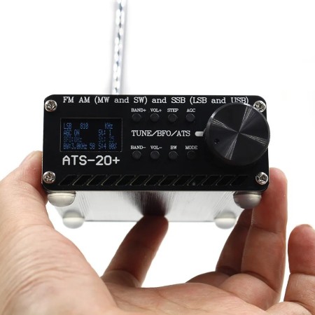 ATS-20 + PLUS con Si4732 Ricevitore radio completo FM AM MW e SW e SSB (LSB e USB)  MHz senza direct sampling (con UP-converter)