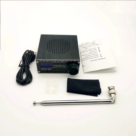 ATS-20 + PLUS con Si4732 Ricevitore radio completo FM AM MW e SW e SSB (LSB e USB)  MHz senza direct sampling (con UP-converter)