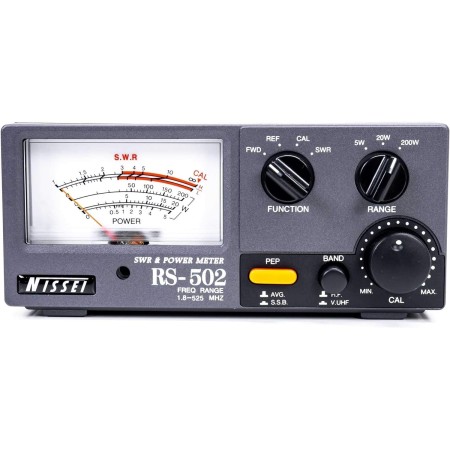 Nissei RS-502 Rosmeter wattmeter from 1.8 to 525 MHz
