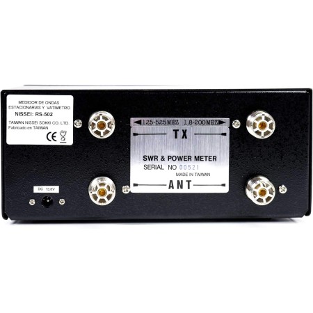Nissei RS-502 Rosmeter wattmeter from 1.8 to 525 MHz