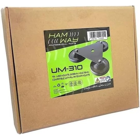 UM-310 Dreifach-Magnetfuß mit 16-mm-Loch, Magnete d. 95mm UM-310 Dreifach-Magnetfuß mit 16-mm-Loch, Magnete d. 95mm
