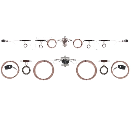 Kelemen DP-16080-H 2KW dipole bands 160 and 80 M. length 66 meters