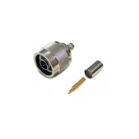 HRS N5CRIMP58B Connettore N femmina a crimpare per RG-58