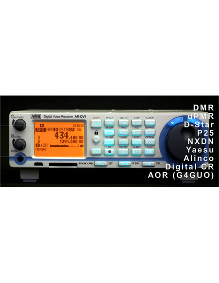 AOR AR-DV1 Ricevitore scanner per segnali vocali digitali e analogici 100KHz~1300MHz