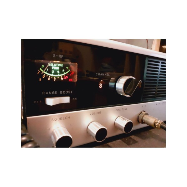 LAFAYETTE COMSTAT 25B, VINTAGE TUBE CB TRANSCEIVER - USED