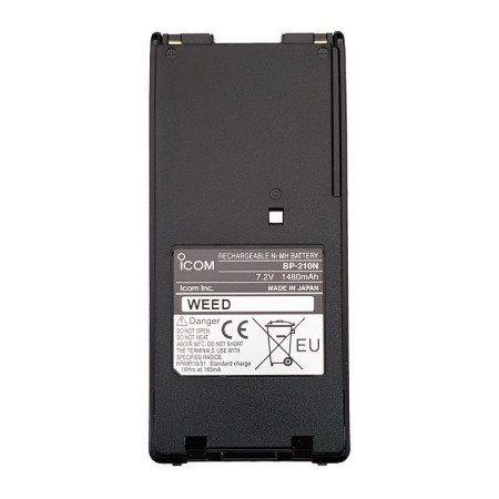 Icom BP-210N 7,2V 1650mah Ni-Mh per Icom F22 V82 Icom BP-210N 7,2V 1650mah Ni-Mh per Icom F22 V82