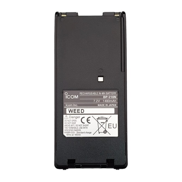 Icom BP-210N 7,2 V 1650 mah Ni-Mh pour Icom F22 V82