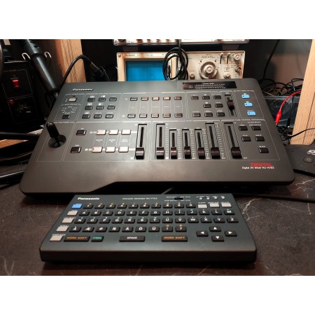 Panasonic WJ-AVE5 + WJ-TTL5 GEBRAUCHT – DIGITALER AUDIO-VIDEO-MISCHER + CHARAKTERGENERATOR
