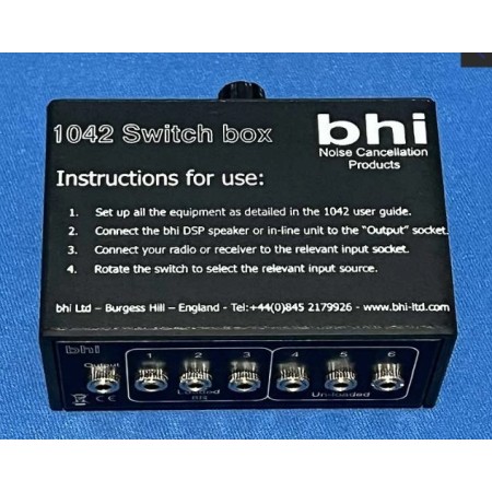 BHI 1042 Scatola di commutazione audio a sei vie BHI 1042 Scatola di commutazione audio a sei vie