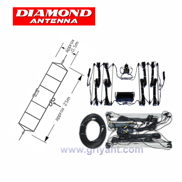 Diamond WD-330 - dipolo da 2 a 28,6 MHz con 30 m. cavo