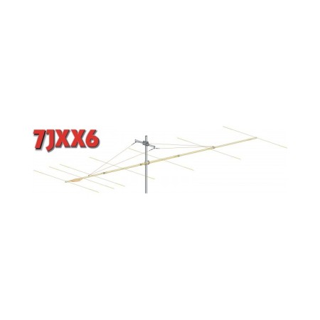 7JXX6 Antenna direttiva 50Mhz 7 elementi 7JXX6 Antenna direttiva 50Mhz 7 elementi