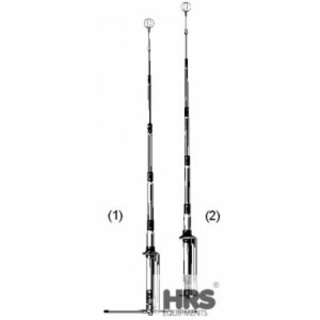 Sirio - GPS 27 1/2 Antenna verticale C.B. da base lunghezza 575 cm Sirio - GPS 27 1/2 Antenna verticale C.B. da base lunghezza 575 cm