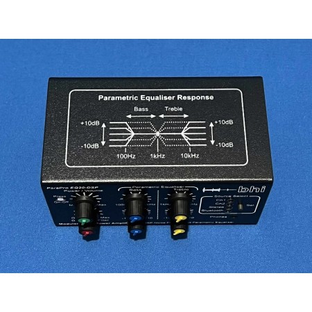 bhi ParaPro EQ20-DSP Unità di cancellazione del rumore con audio da 20 W ed equalizzazione parametrica bhi ParaPro EQ20-DSP Unità di cancellazione del rumore con audio da 20 W ed equalizzazione parametrica