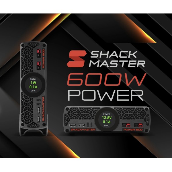RigExpert Shackmaster Power 600 Professionelles Netzteil, 13,8 Volt, 40A.