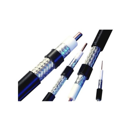 HF 240FX-PVC HRS Bobina 25 m. cavo coassiale a bassa perdita doppio schermo alte prestazioni HF 240FX-PVC HRS Bobina 25 m. cavo coassiale a bassa perdita doppio schermo alte prestazioni