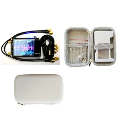 NanoVNA 50 KHz - 900 MHz - HF VHF UHF Vector Analyzer with Shell and Case