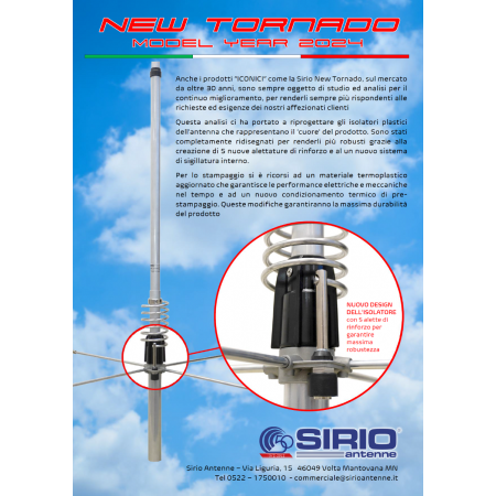 Sirius - NEW TORNADO 27 5/8? VERTICAL BASE ANTENNA FOR CB Sirius - NEW TORNADO 27 5/8? VERTICAL BASE ANTENNA FOR CB