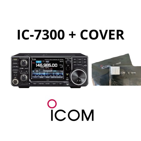 iCOM IC-7300 BUNDLE - Ricetrasmettitore HF/50/70 MHz + COVER originale iCOM IC-7300 BUNDLE - Ricetrasmettitore HF/50/70 MHz + COVER originale