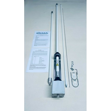 Antenne verticale en fibre de verre Sigma HF-360 XP haute puissance 1 kW 80 à 10 mètres Antenne verticale en fibre de verre Sigma HF-360 XP haute puissance 1 kW 80 à 10 mètres