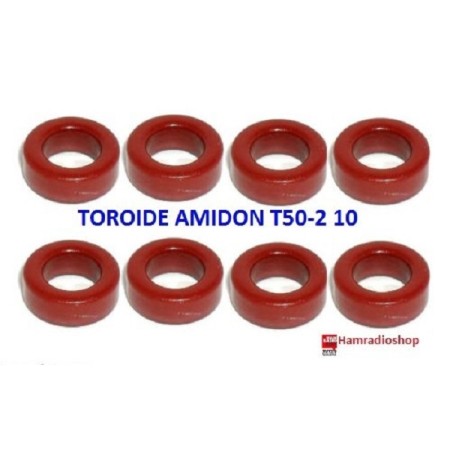 AMIDON T50-2 TOROÏDE 10 PIÈCES AMIDON T50-2 TOROÏDE 10 PIÈCES