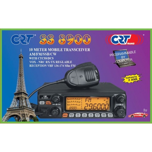 Émetteur-récepteur CRT SS 8900 AM/FM/SSB/CW