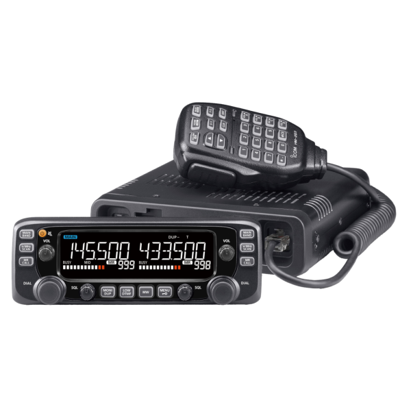 Icom IC-2730E Black Edition - Émetteur-récepteur de véhicule double bande UHF/VHF 50 W