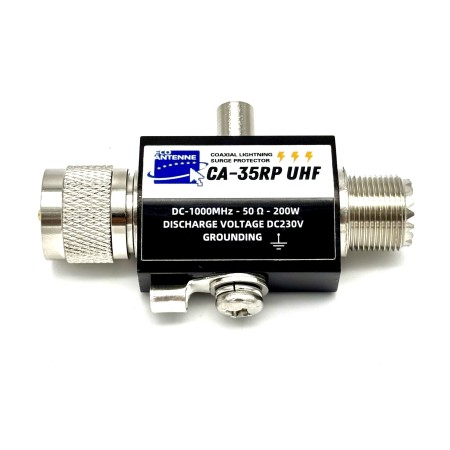 ECO ANTENNE CA-35RP UHF per protezione dai fulmini, conn. SO239-PL259 ECO ANTENNE CA-35RP UHF per protezione dai fulmini, conn. SO239-PL259