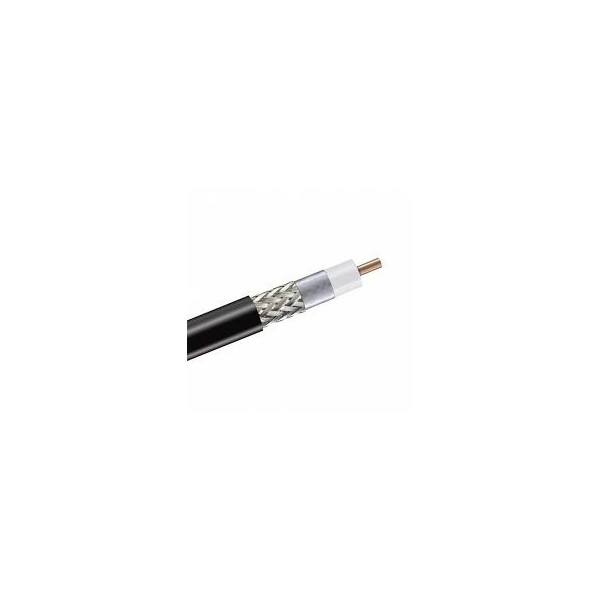 HF-214UF PVC-Spule 25 m. - Leistungsstarkes, verlustarmes Koaxialkabel mit 5,4 mm Durchmesser