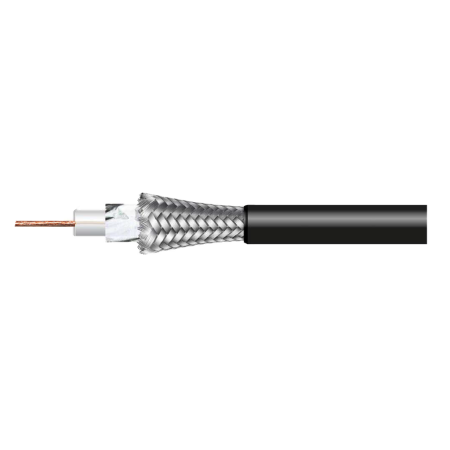 HF-214UF PVC Sold by the meter - High performance, low loss coaxial cable, diameter 5.4 mm