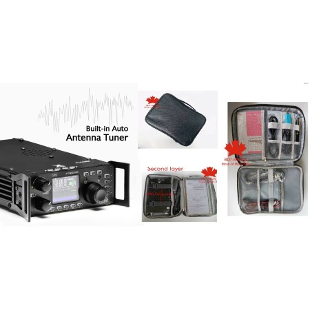 XIEGU G90 Bundle - RTX SDR QRP 0.5 - 30 MHz 20 W con accordatore automatico interno e borsa XIEGU G90 Bundle - RTX SDR QRP 0.5 - 30 MHz 20 W con accordatore automatico interno e borsa