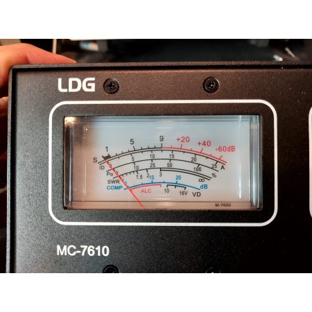 Box with two microammeter instruments (non-working product, great for DIY)