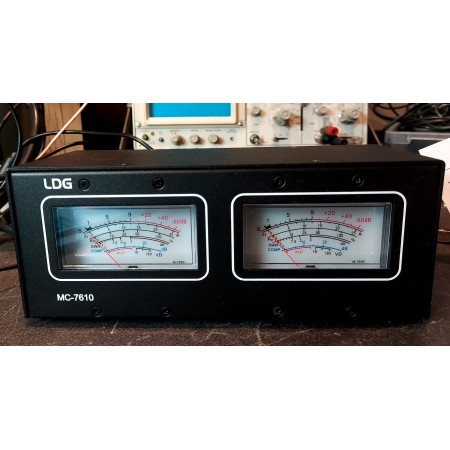 Box with two microammeter instruments (non-working product, great for DIY)