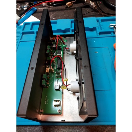 Box with two microammeter instruments (non-working product, great for DIY)