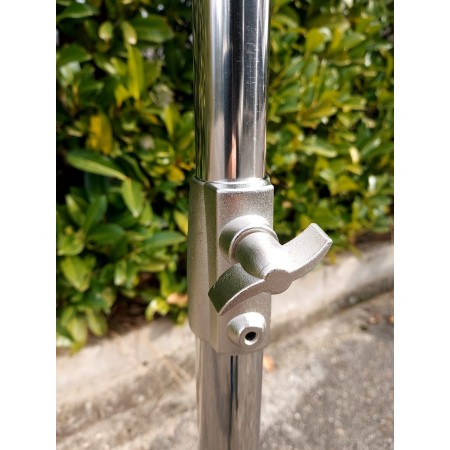 ECO Antennen - Stahlstativ mit pneumatischem Rücklauf Höhe ca. 250 cm