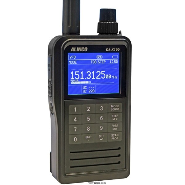 Alinco DJ-X100 Scanner 30-470MHz FM/NFM/AM/NAM/DCR/NXDN/DMR/D-STAR/C4FM