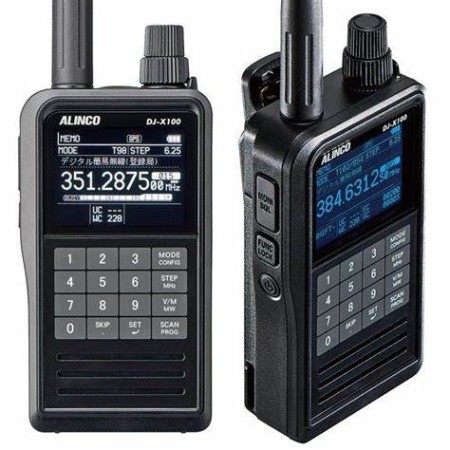 Alinco DJ-X100 Scanner 30-470MHz FM/NFM/AM/NAM/DCR/NXDN/DMR/D-STAR/C4FM
