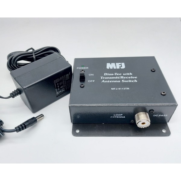 MFJ-4113TR BIAS TEE con commutazione T/R  per alimentazione LOOP attivi o altro