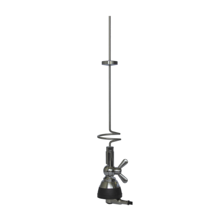 HRS AT2 SL - Antenne mobile bi-bande inclinable 144/430 MHz, support SL professionnel