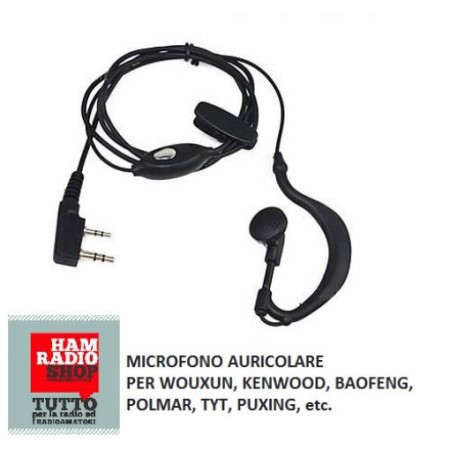 MICROPHONE CASQUE POUR WOUXUN, KENWOOD, BAOFENG, POLMAR, TYT, PUXING