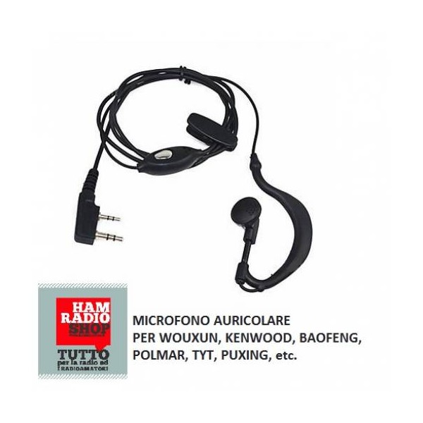 MICROPHONE CASQUE POUR WOUXUN, KENWOOD, BAOFENG, POLMAR, TYT, PUXING
