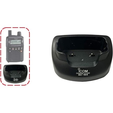 Icom BC-194 Tischladegerät für Icom IC-R6 Scanner-Empfänger mit BC-153SE