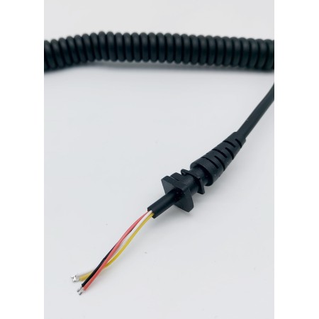 CBR4P Spiral-Ersatzkabel für RTX CB Typ ALAN48 und andere, die einen 4-poligen Stecker benötigen