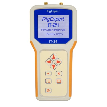 RigExpert IT-24, Analyseur d'antenne 2,3-2,6 GHz, écran couleur, clavier étanche RigExpert IT-24, Analyseur d'antenne 2,3-2,6 GHz, écran couleur, clavier étanche