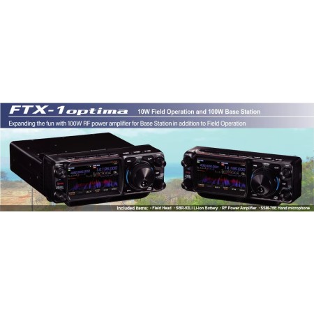 Émetteur-récepteur tous modes Yaesu FTX-1optima HF/50/144/430 MHz 100 W