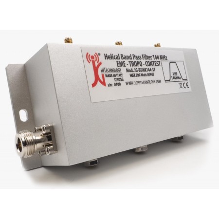 JG-BPF2M Filtro passa banda 3 cellehelical/helix filter 144MHz JG-BPF2M Filtro passa banda 3 cellehelical/helix filter 144MHz