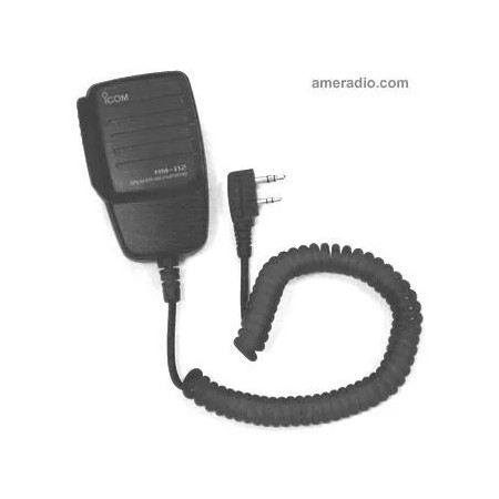 Microphone haut-parleur ICOM HM-112 pour radios aériennes ICOM IC-A22E IC-A3 IC-A3E, IC-A6, IC-A14 et IC-A24