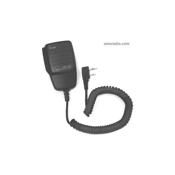 Microphone haut-parleur ICOM HM-112 pour radios aériennes ICOM IC-A22E IC-A3 IC-A3E, IC-A6, IC-A14 et IC-A24